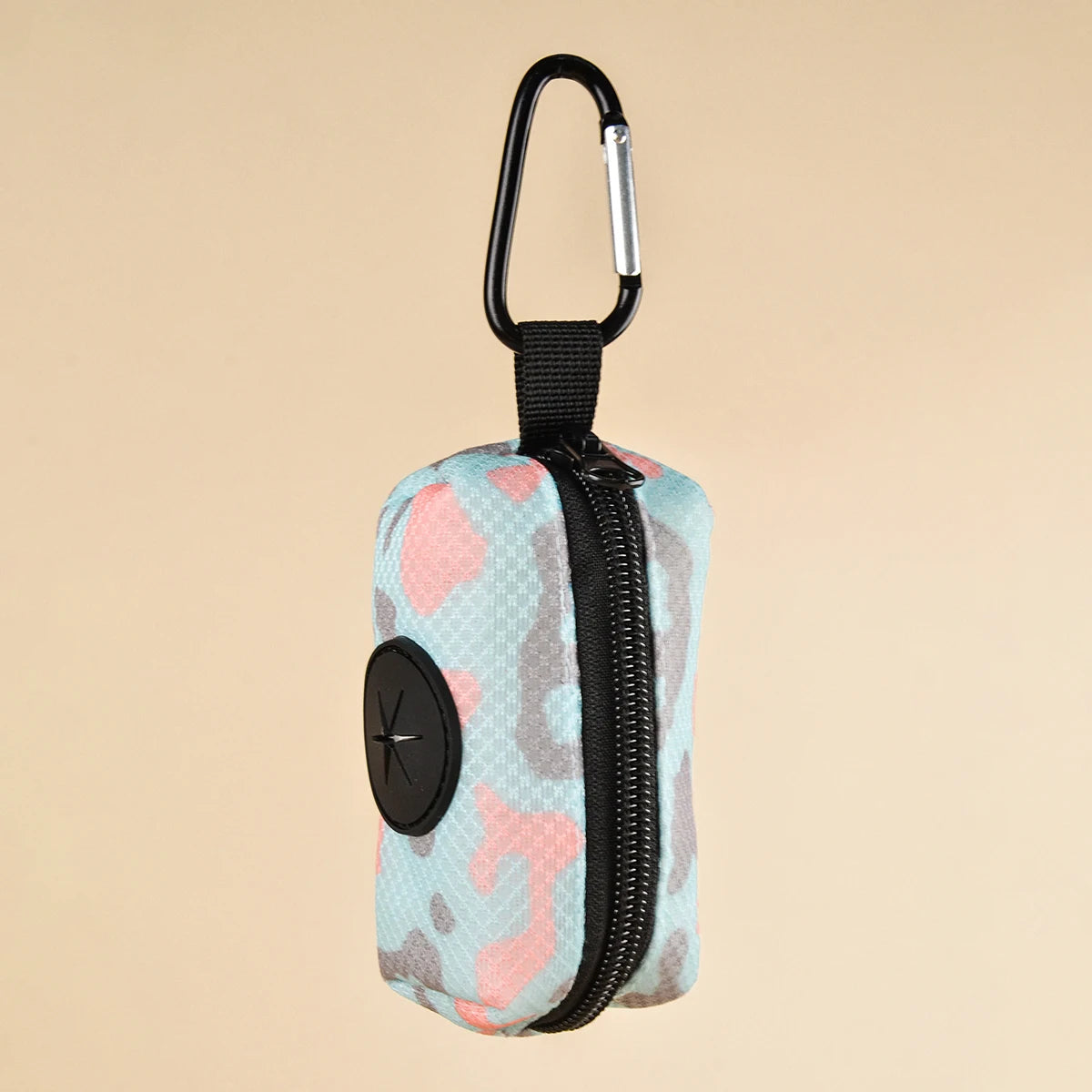 Stylish Zippered Waste Bag Dispenser Pouch