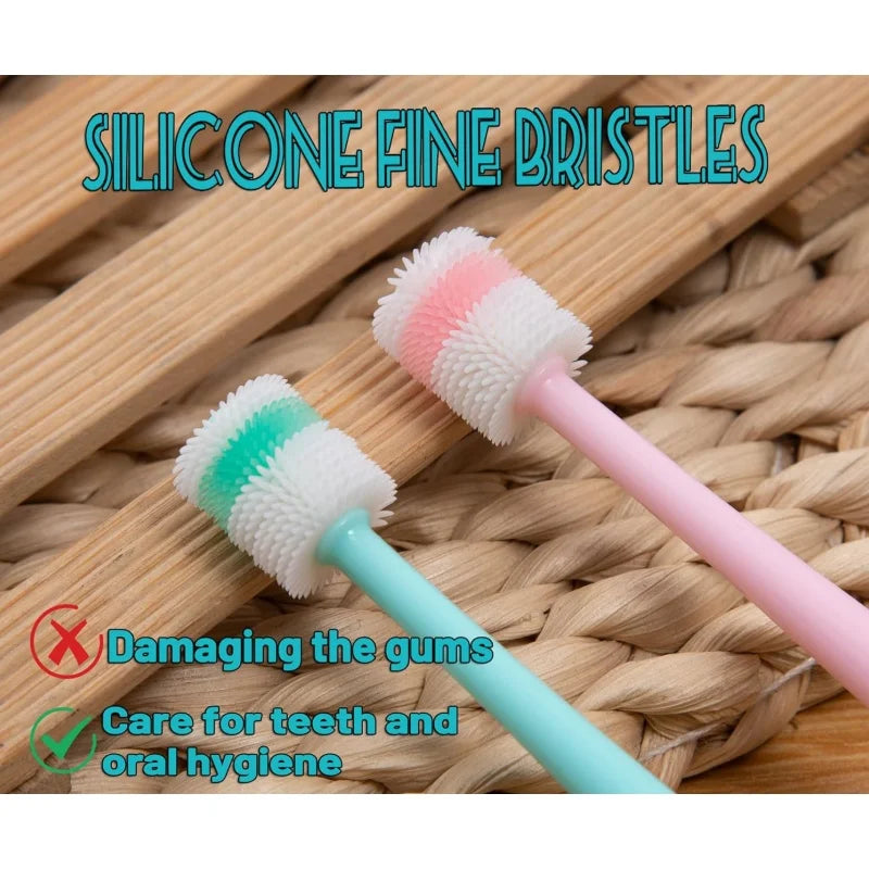 360° Rotating Bristle Non-Slip Handle Toothbrush