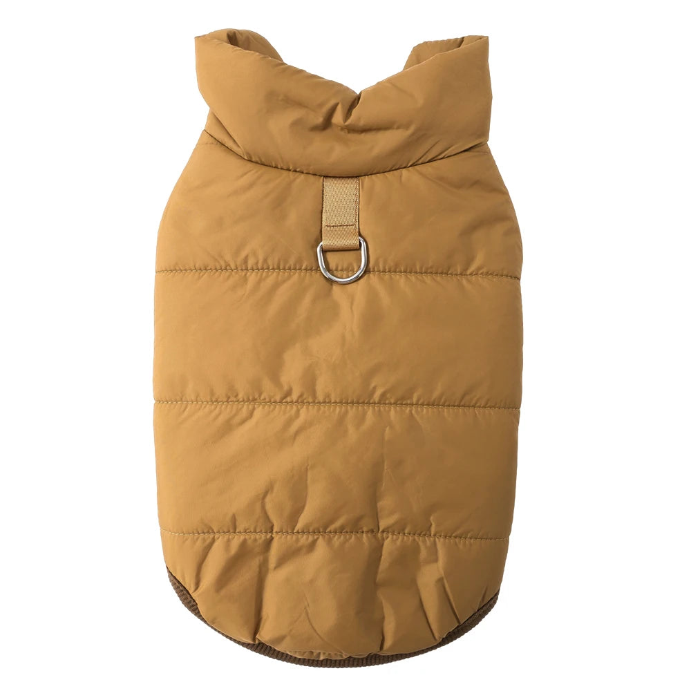 Reversible Puffer Jacket with Plush Lining - Dual-Sided Thermal Protection for Winter