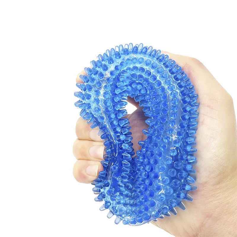 Bite-Resistant Rubber Chewer with 360° Sound - Dental Cleaning and Stress Relief