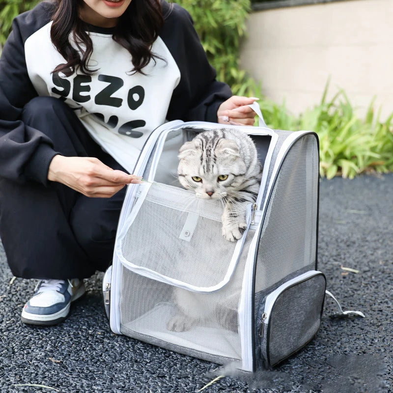 Max-Ventilation Pet Backpack Carrier (6kg Capacity)