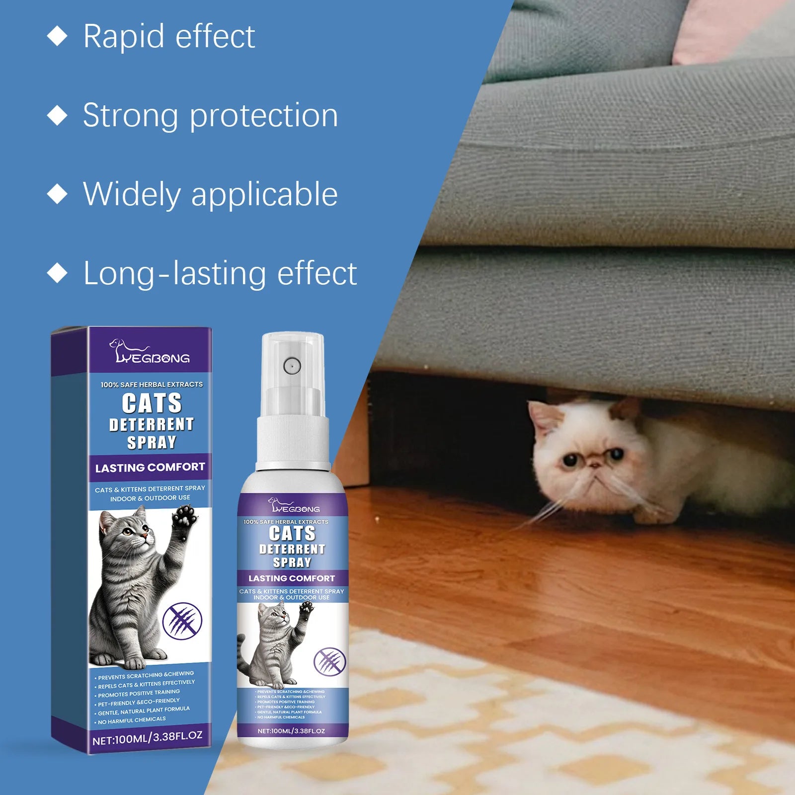 Herbal Anti-Scratch & Gnawing Deterrent Spray (100ml)