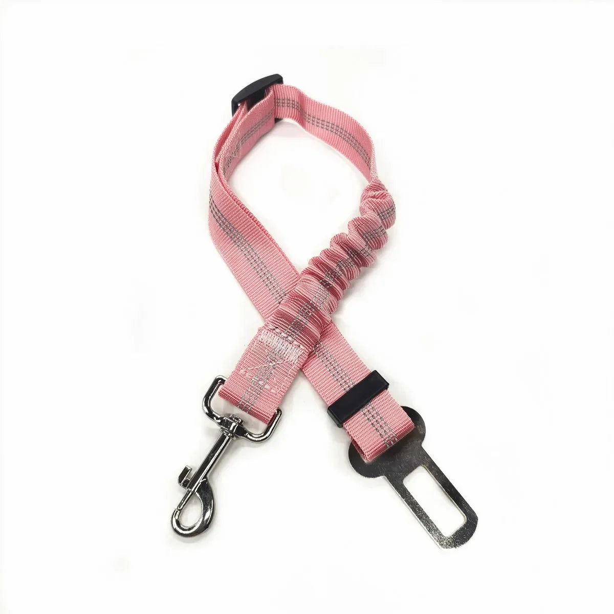 Adjustable Anti-Pull Swivel Clip Pet Safety Seat Belt