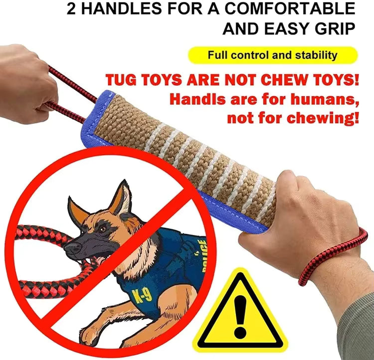 Heavy-Duty Jute Dog Bite Tug for Training