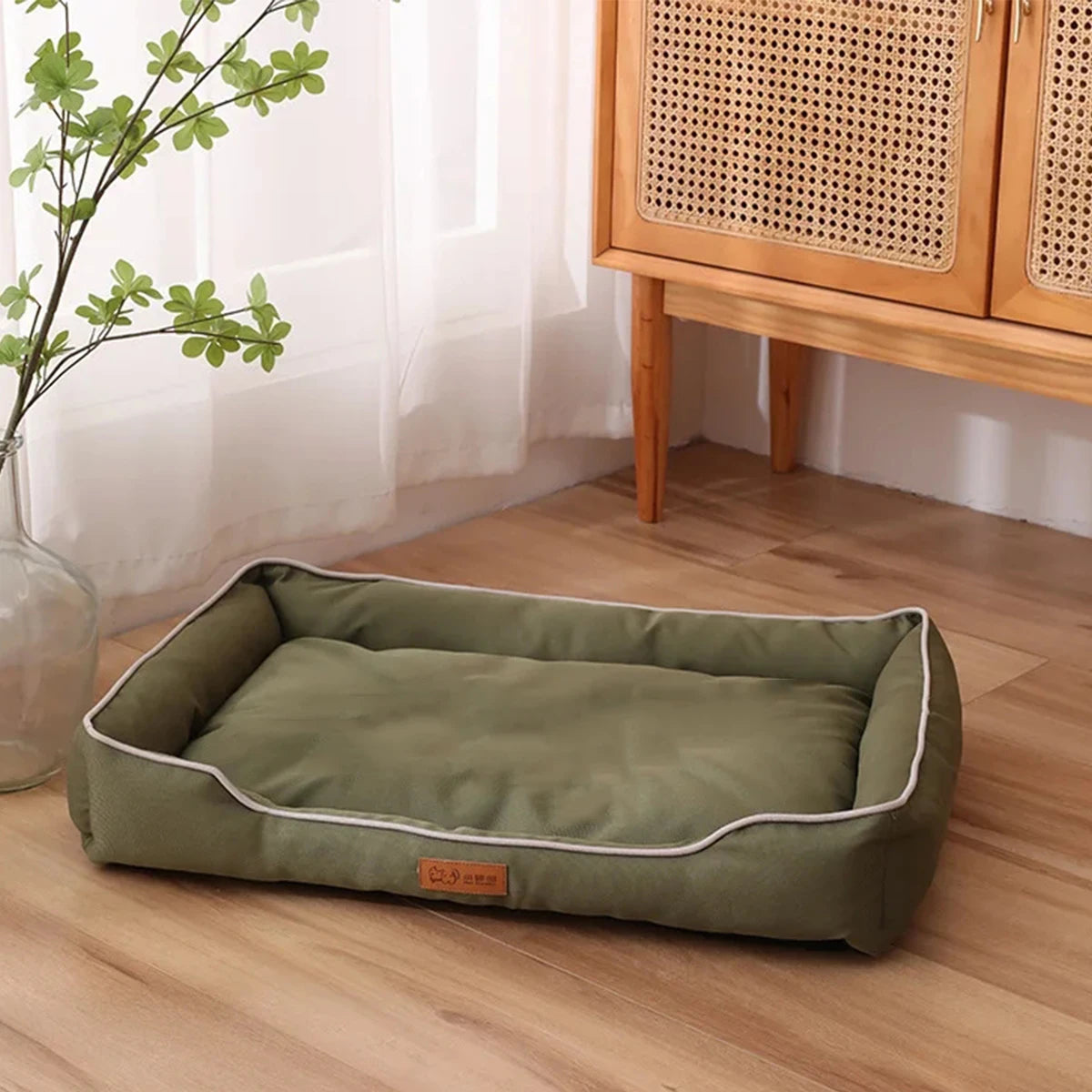 Waterproof Rectangular Dog Bed - Orthopedic Support and Easy to Clean