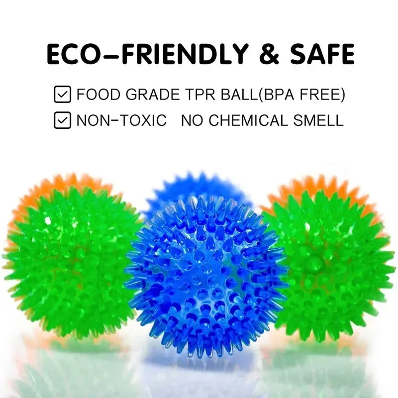 Spiky TPR Rubber Ball for Oral Care - Dental Cleaning and Fresh Breath