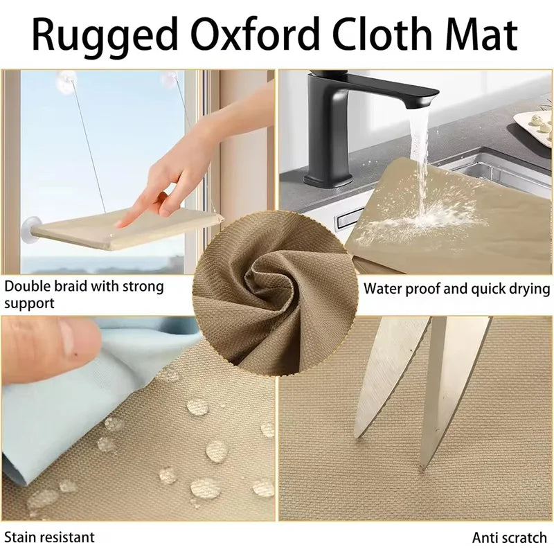 Cat Window Hammock/Bed - Comfortable Suction Cup Hanging Bed for Sunbathing