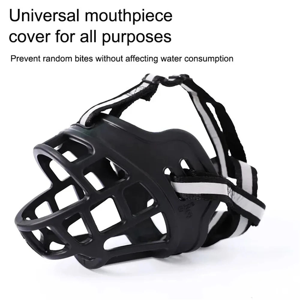 Ultra-Breathable Anti-Bite Basket Dog Muzzle