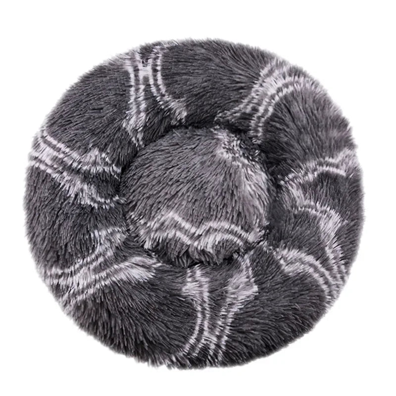 Fluffy Round Pet Bed (Machine Washable) - Maximum Comfort and Versatility