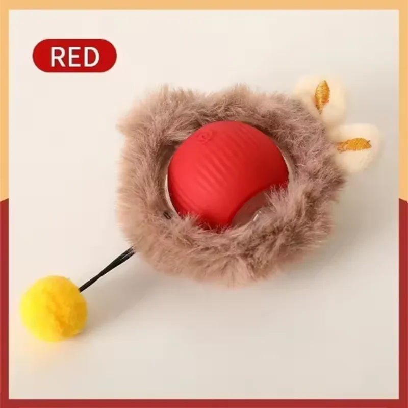 Electric Interactive Ball with Tail (3 Modes) - Type-C Rechargeable for Autonomous Hunting