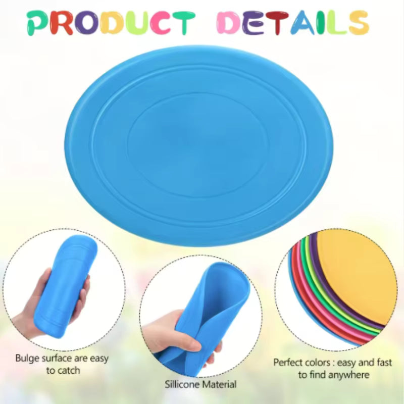 Flexible Silicone Flying Disc for Dogs - High-Performance Interactive Toy