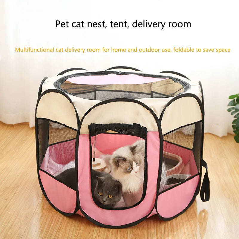 Multifunctional Foldable Pet Den & Delivery Room