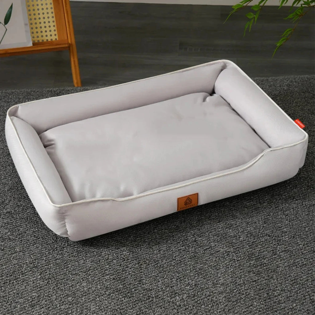 Waterproof Rectangular Dog Bed - Orthopedic Support and Easy to Clean
