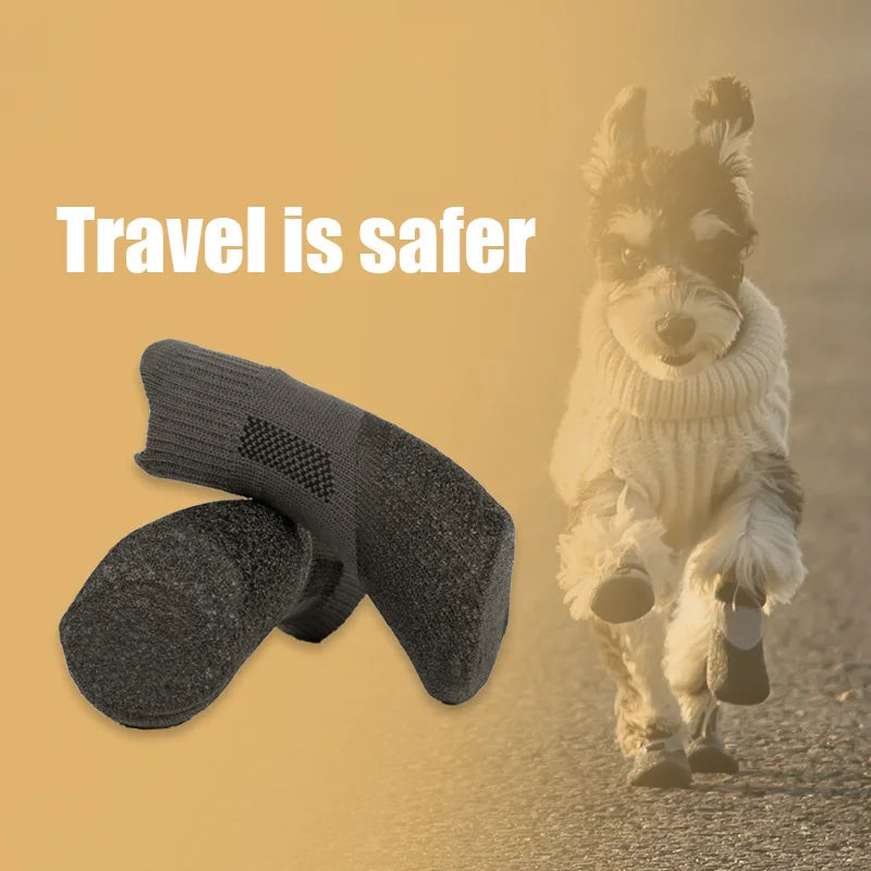 Stay-Put Velcro Anti-Slip Grip Dog Socks