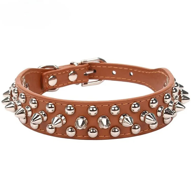 Punk Rock Spiked Adjustable Dog Collar