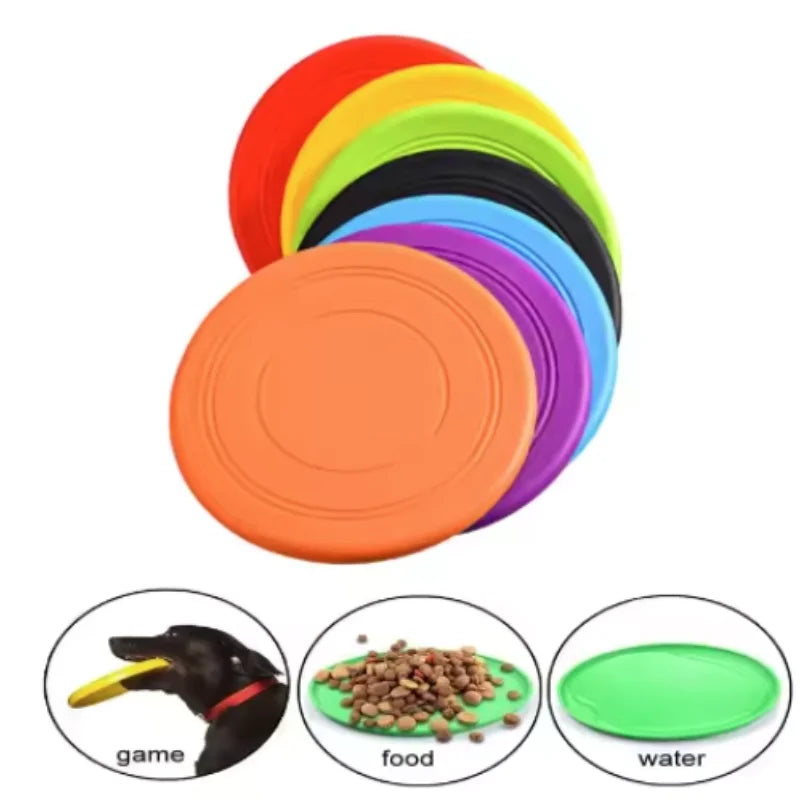 Flexible Silicone Flying Disc for Dogs - High-Performance Interactive Toy