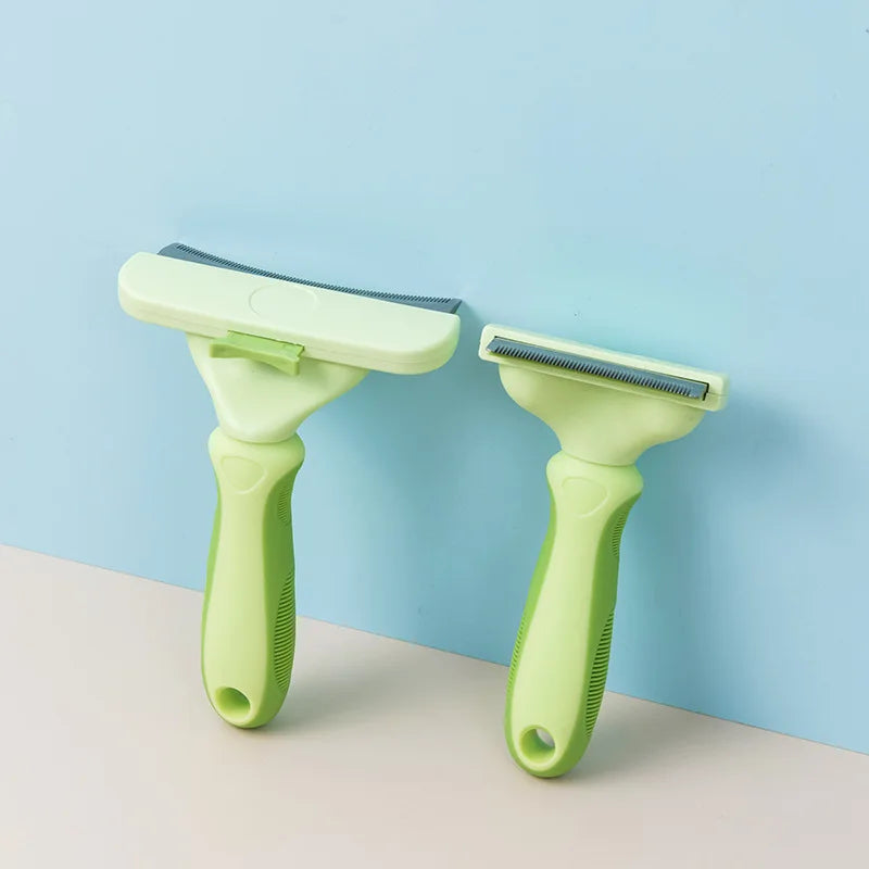 Precision Curved Arc Pet Deshedding Brush