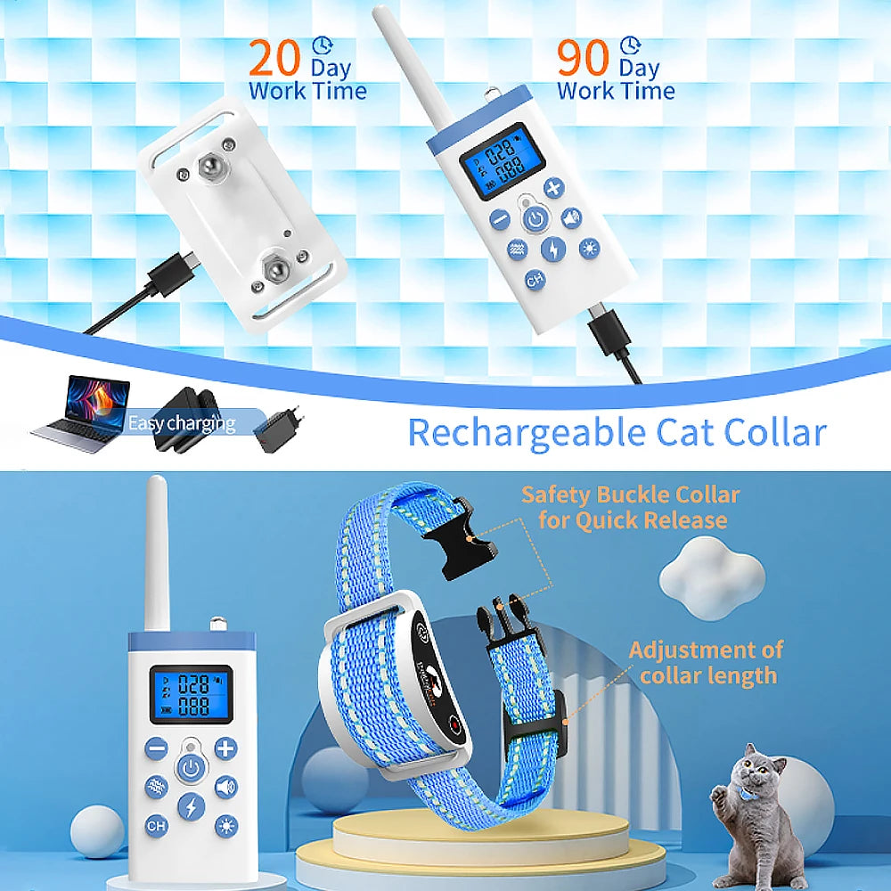 Remote Control Cat Training & Behaviour Collar