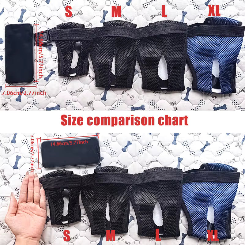 Adjustable Mesh Breathable Female Dog Diaper