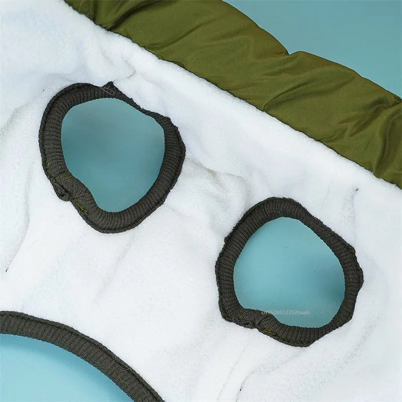 Waterproof Sport-Fashion Padded Coat with Integrated Harness