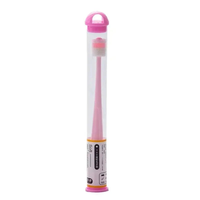 360° Rotating Bristle Non-Slip Handle Toothbrush