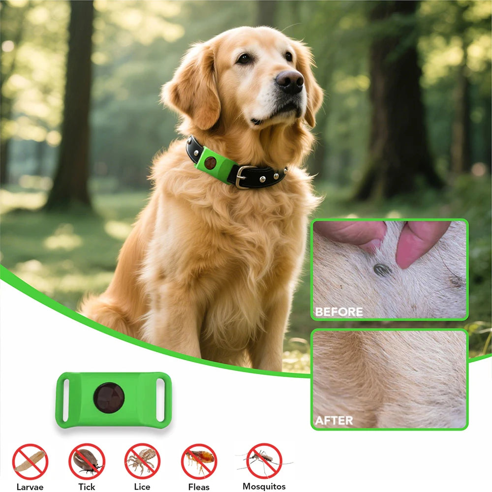 45-Day Natural Waterproof Anti-Flea & Tick Pendant