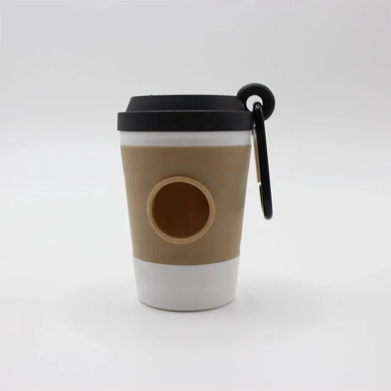 Creative Coffee Cup Dog Waste Bag Dispenser
