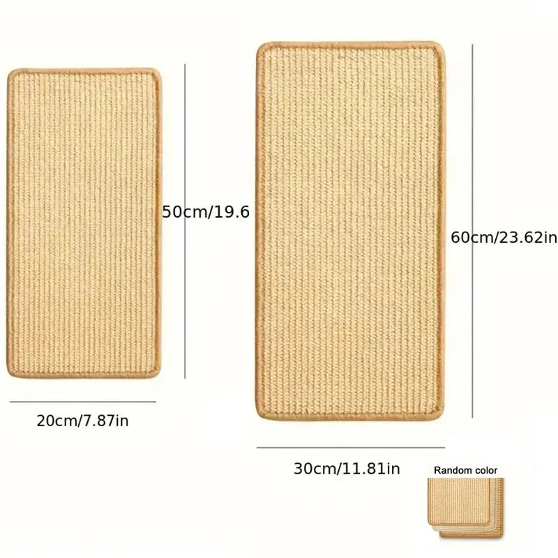 DIY Tailorable Sisal Scratching Mat for Furniture Protection