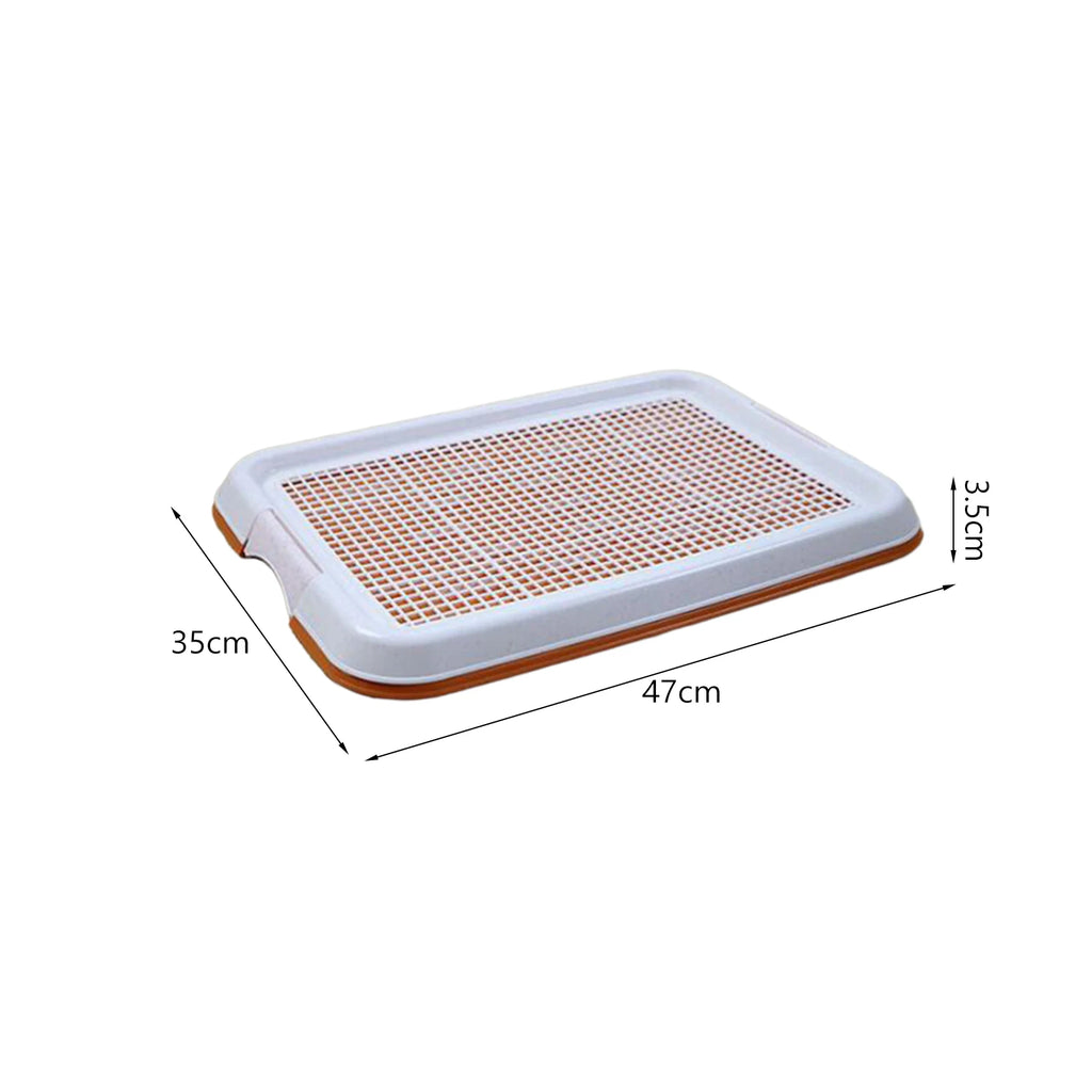 Simple Grate Pet Potty Training Tray