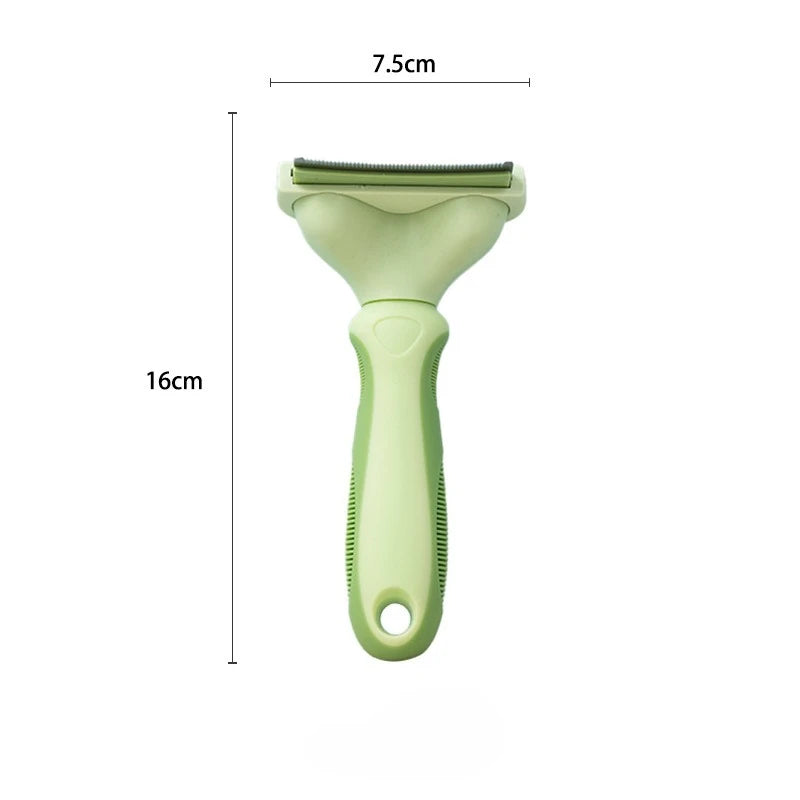 Precision Curved Arc Pet Deshedding Brush
