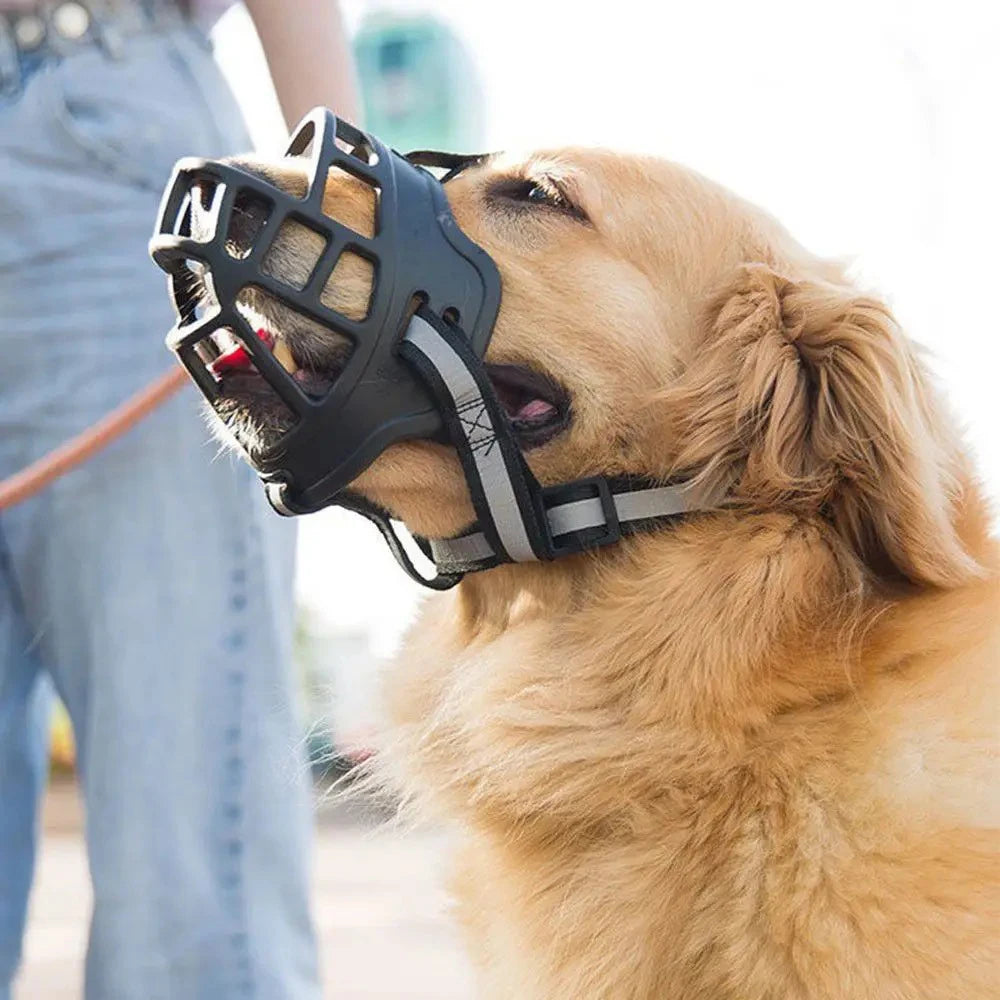 Ultra-Breathable Anti-Bite Basket Dog Muzzle