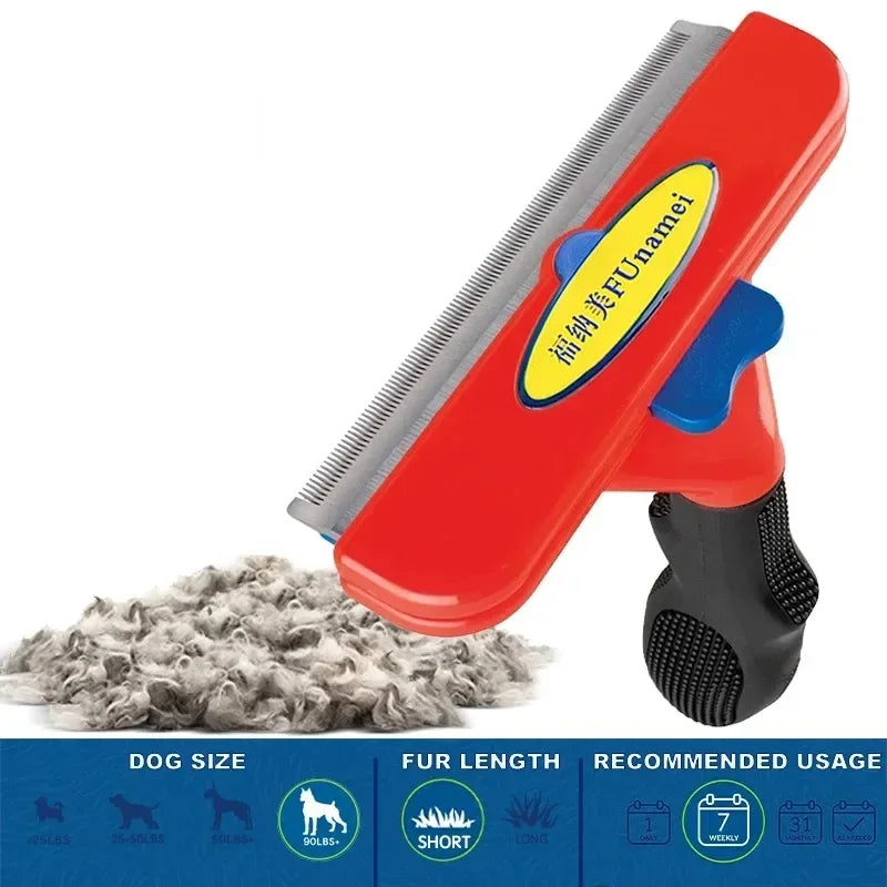 90% Shed Reduction Pro Deshedding Rake