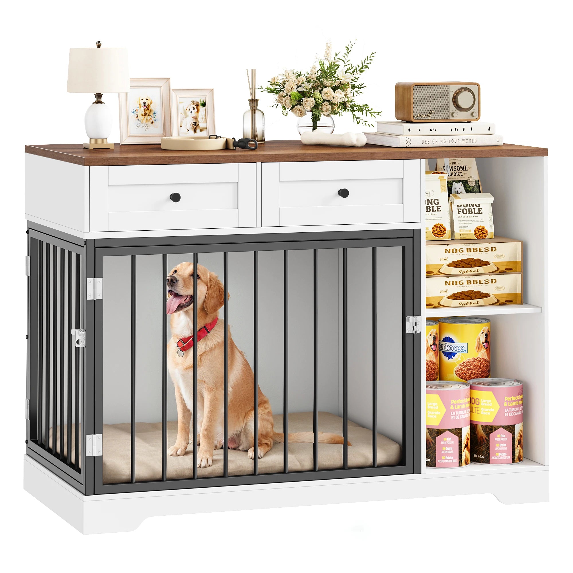 Multi-Function Dog Den & Storage Console