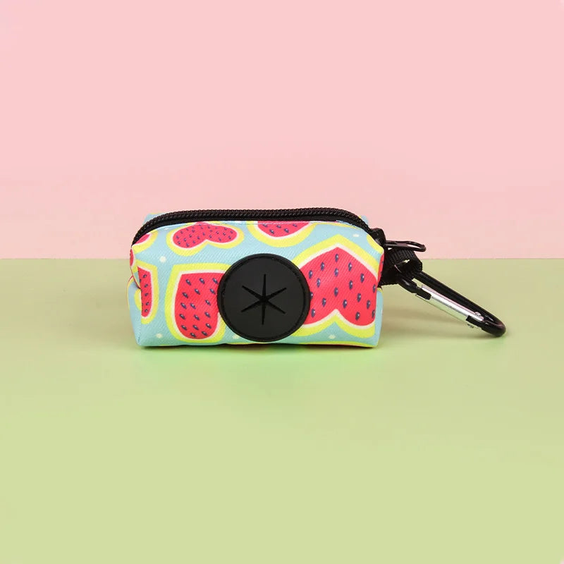 Stylish Zippered Waste Bag Dispenser Pouch