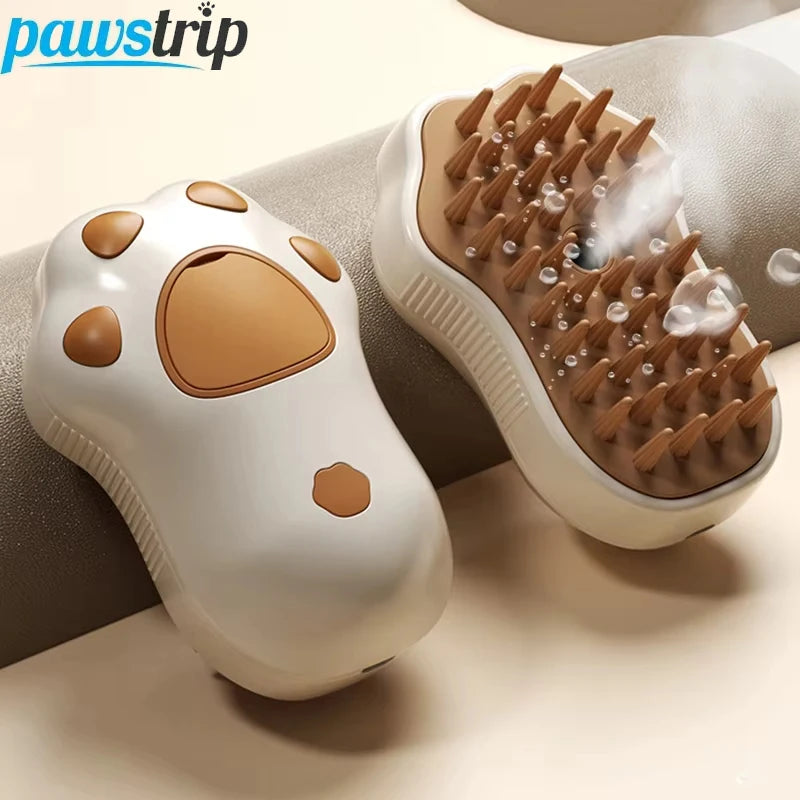 3-in-1 Spray Paw Massaging Grooming Brush