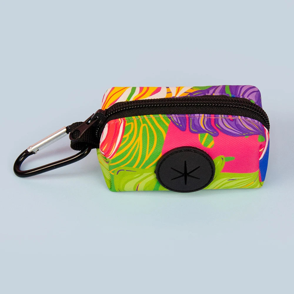 Stylish Zippered Waste Bag Dispenser Pouch