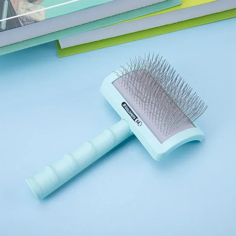 Curved Long Needle Deep Grooming Brush
