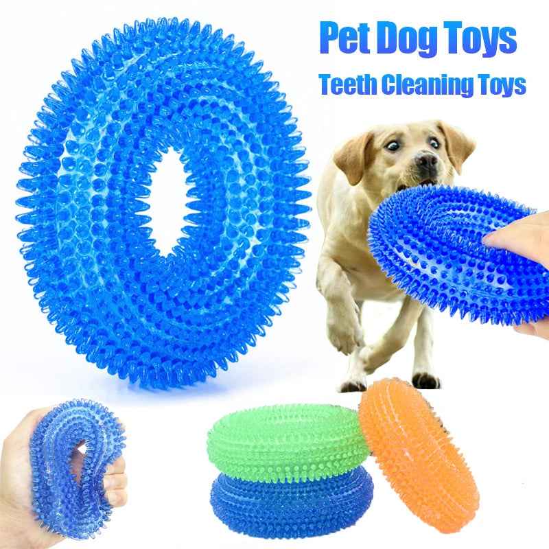 Bite-Resistant Rubber Chewer with 360° Sound - Dental Cleaning and Stress Relief