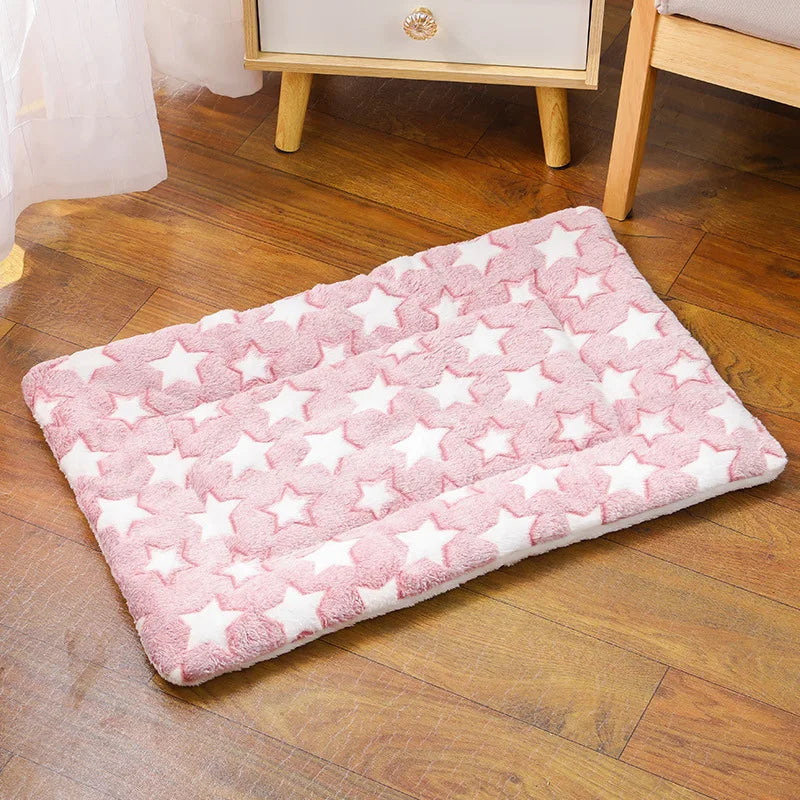 Fluffy Winter Pet Mat/Blanket (Assorted Prints) - Maximum Snuggle