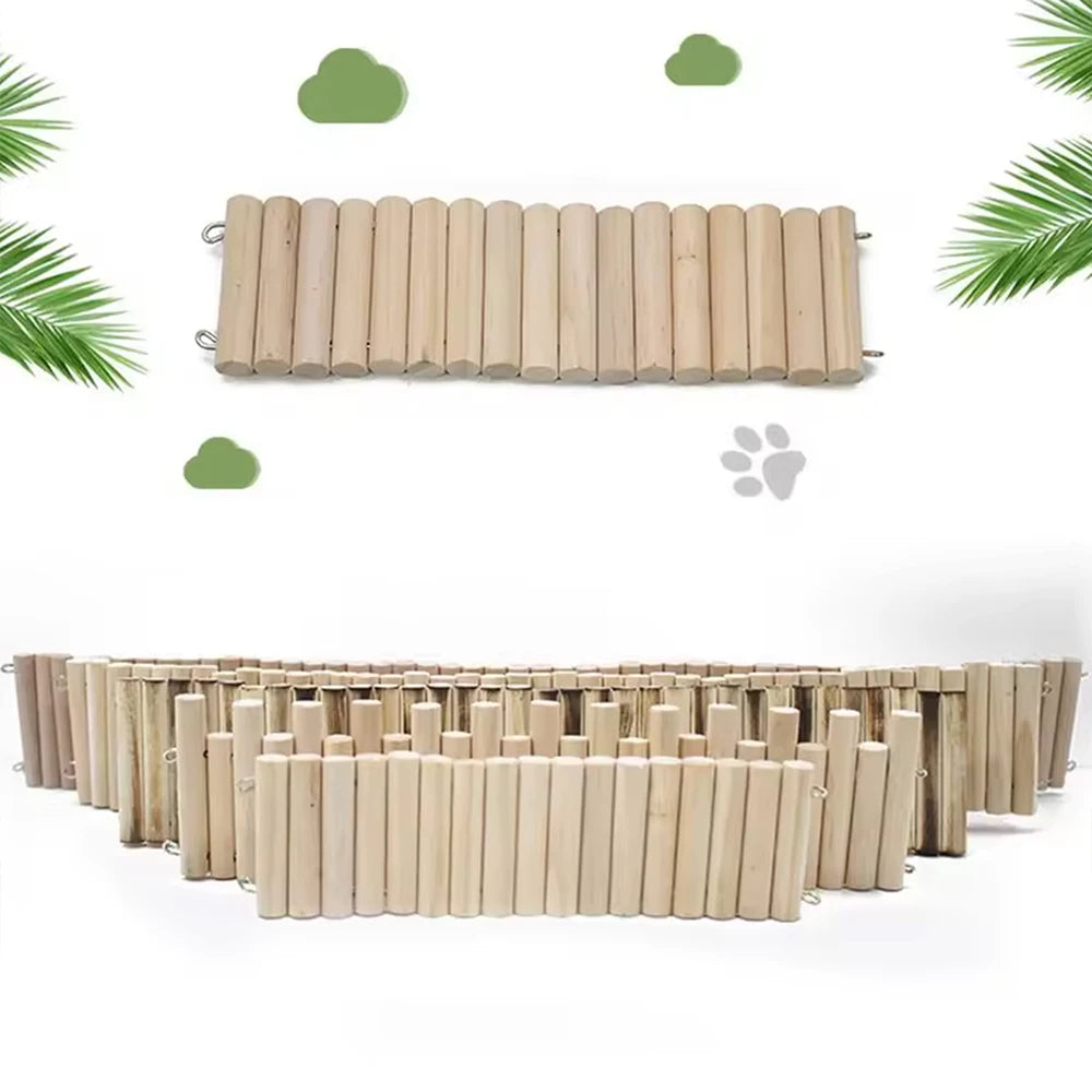 Flexible Wooden Exploration Bridge Set