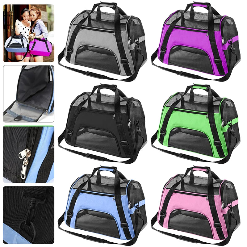 Multi-Mesh Comfort Pet Travel Tote
