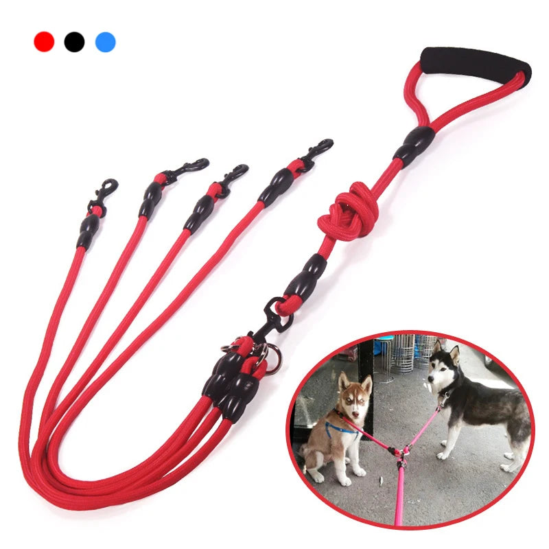 Multi-Dog Tangle-Free Leash Splitter System