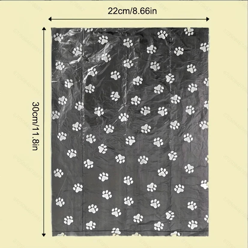 Premium Multi-Color Dog Waste Bags (15 Bags Per Roll)