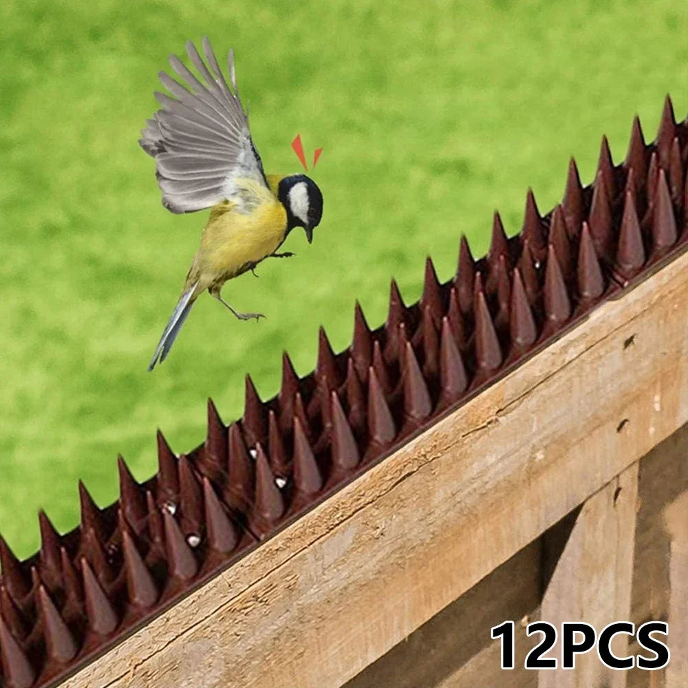 Discreet Anti-Climb Fence & Wall Spikes (12-Pack)