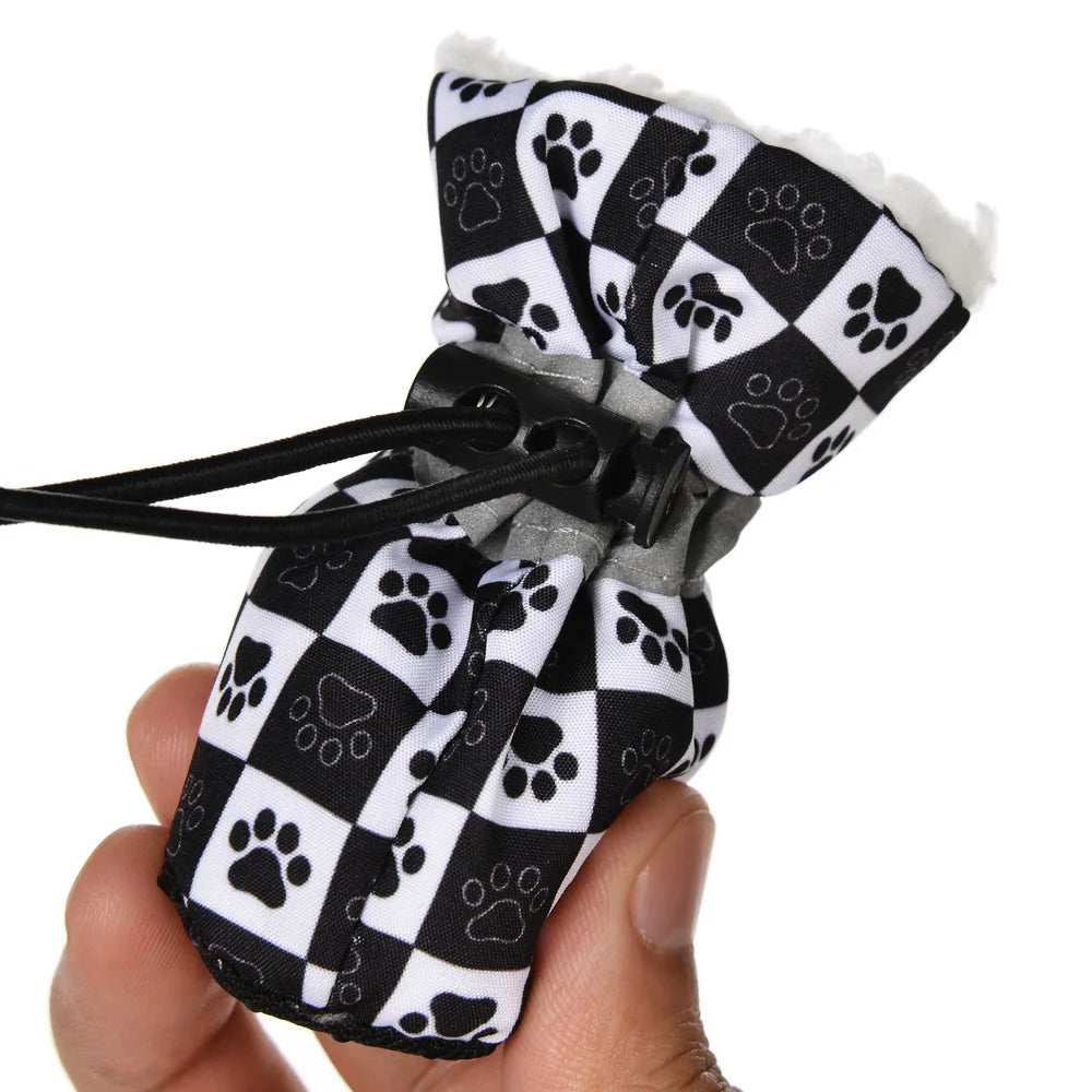 Reflective Waterproof Anti-Slip Grip Dog Socks