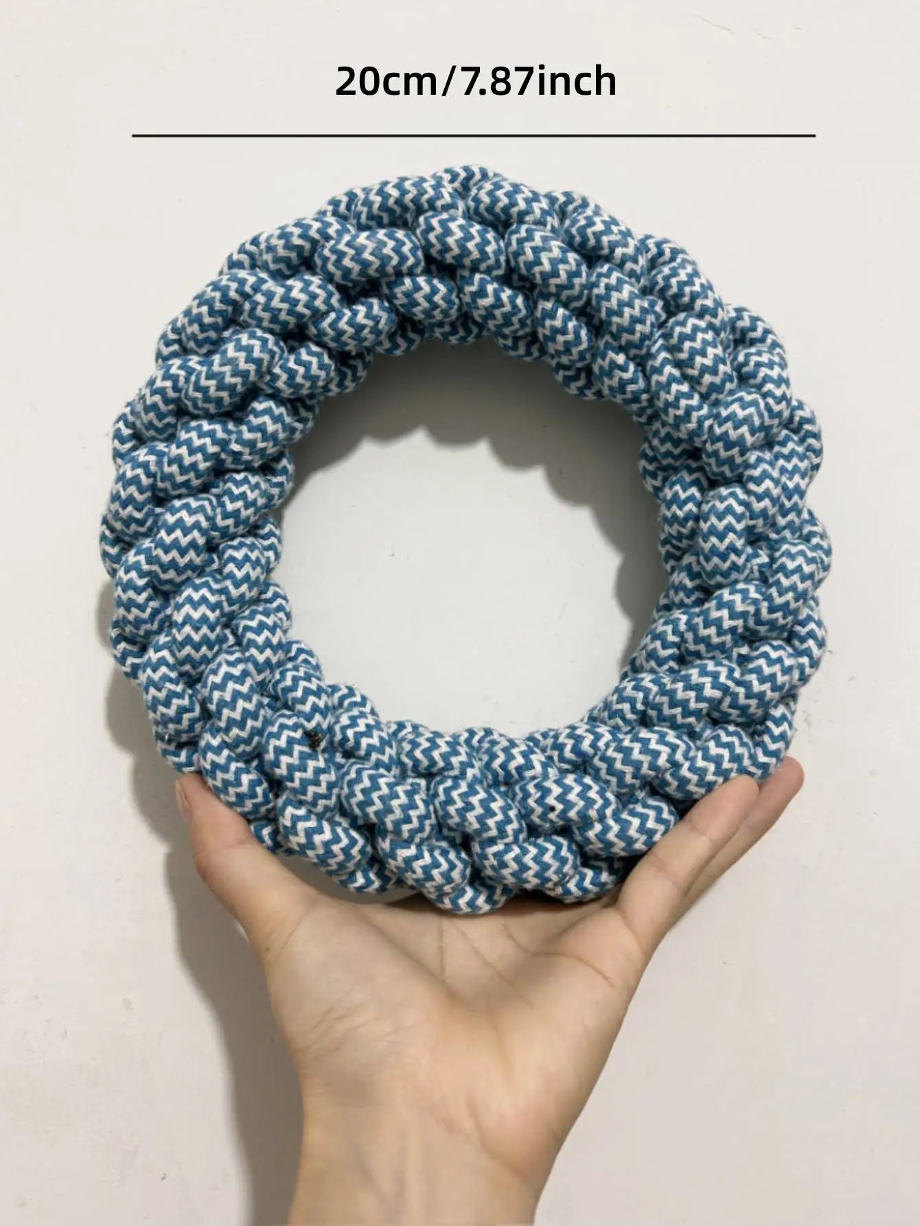Braided Rope Dog Toy (Ring Shape) - Durability and Dental Cleaning