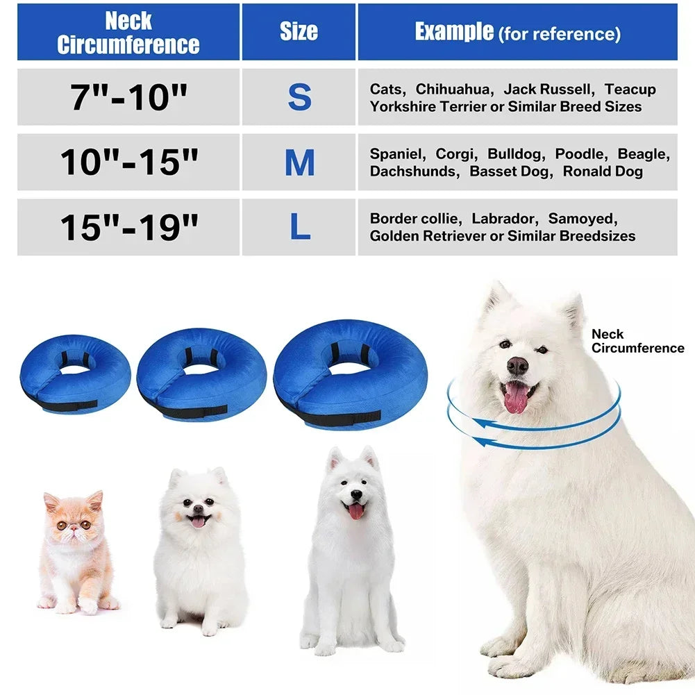 Comfort Cloud Inflatable Pet Recovery Collar