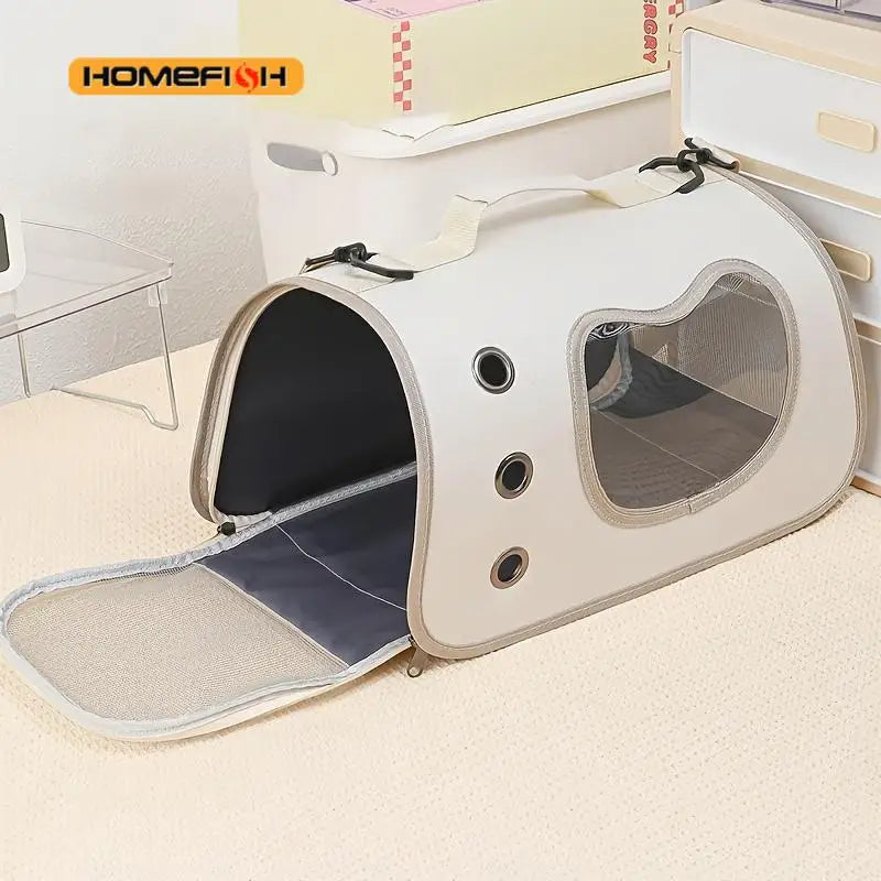 Clear-Heart View Soft-Sided Pet Carrier