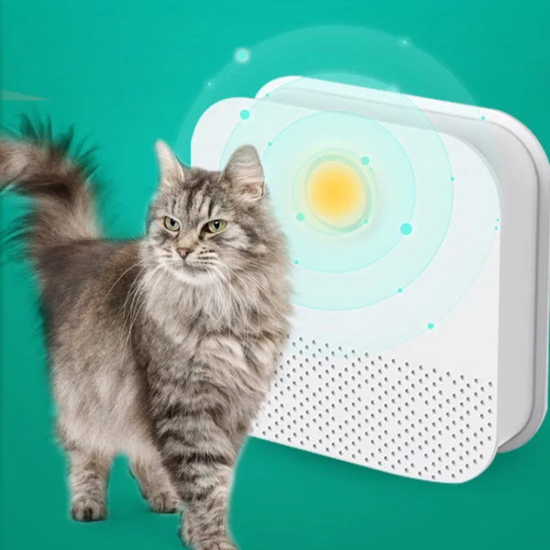 Smart Electronic Ozone (O₃) Deodorizer for Cat Litter Boxes