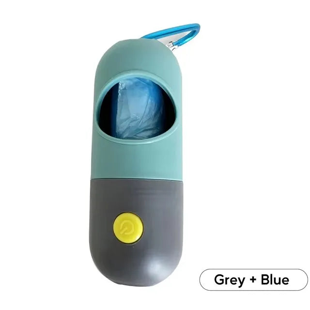 2-in-1 LED Flashlight Waste Bag Dispenser